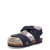 Fabio sandalo da bambino in tessuto blu | Boscaini Scarpe