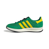 Run 70s 2.0 sneaker in tessuto e pelle scamosciata verde giallo | Boscaini Scarpe