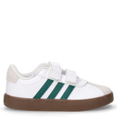VL COURT 3.0 CF I-C sneakers in ecopelle e pelle bianco verde | Boscaini Scarpe