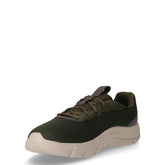 Cloudfoam Flex sneaker in tessuto ed ecopelle verde militare beige | Boscaini Scarpe