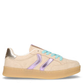 Sneaker in ecopelle beige | Boscaini Scarpe