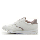 Sneaker con zip white rose gold - Sneakers Donna | Boscaini Scarpe