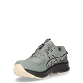 Gel Venture 10 scarpa da trail running in ecopelle verde nero | Boscaini Scarpe