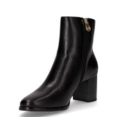 Tronchetto in ecopelle con zip nero | Boscaini Scarpe