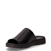 Ciabatta in pelle nero | Boscaini Scarpe