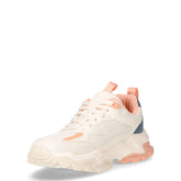 Sneaker in tessuto ed ecopellle bianco | Boscaini Scarpe