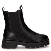 Stivaletto in ecopelle con zip nero | Boscaini Scarpe