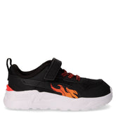 Trinity 2 LT Sparks sneaker in tessuto ed ecopelle bambino nero papaya | Boscaini Scarpe