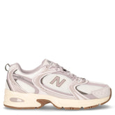 307 sneaker in ecopelle e tessuto bianco grigio | Boscaini Scarpe