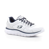 Track Scloric sneaker white navy - SKECHERS UOMO | Boscaini Scarpe