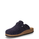 Ciabatta in tessuto blu | Boscaini Scarpe