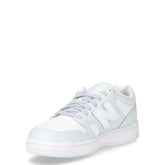 480 sneaker ragazza in pelle azzurro bianco | Boscaini Scarpe