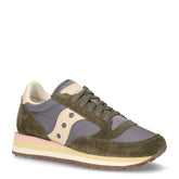 Jazz Triple sneaker in pelle e tessuto blu grigio verde | Boscaini Scarpe