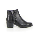 Tronchetto con zip nero | Boscaini Scarpe