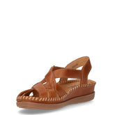 Sandalo con zeppa brandy | Boscaini Scarpe