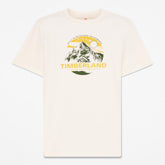 MOUNTAIN GRAPHIC SS TEE t-shirt in cotone vintage bianco | Boscaini Scarpe