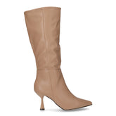 Stivale a punta in ecopelle con tacco tanno | Boscaini Scarpe