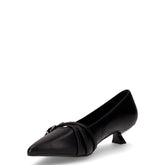 Décolleté a punta in ecopelle nero | Boscaini Scarpe