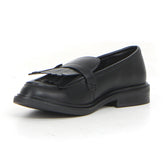 Mocassino con frange nero | Boscaini Scarpe