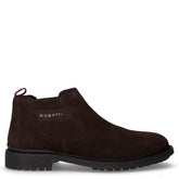 Stivaletto in pelle scamosciata marrone scuro | Boscaini Scarpe