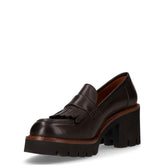 Décolleté con fragia in pelle testa di moro | Boscaini Scarpe