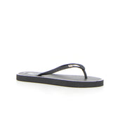 Infradito con strass black | Boscaini Scarpe