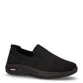 Sneaker slip on in tessuto nero | Boscaini Scarpe