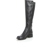 Stivale al ginocchio in pelle ed ecopelle nero | Boscaini Scarpe