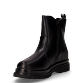 Stivaletto in ecopelle con zip bambina nero | Boscaini Scarpe