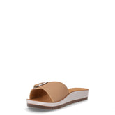 Ciabatta aperta in ecopelle moka | Boscaini Scarpe