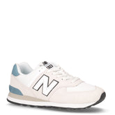 574 sneaker in pelle e tessuto off white - Sneakers Uomo | Boscaini Scarpe