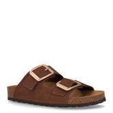 Enny ciabatta in pelle marrone - GRUNLAND | Boscaini Scarpe