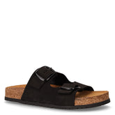 Ciabatta in pelle nero | Boscaini Scarpe