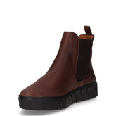 Stivaletto beatles in pelle ebano | Boscaini Scarpe