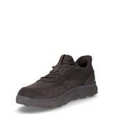 Spherica sneaker in tessuto e pelle grafite | Boscaini Scarpe