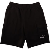 Logo Cargo Shorts pantaloncino nero | Boscaini Scarpe