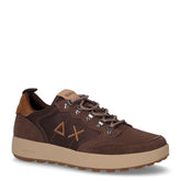 Genius Solid sneaker in pelle e tessuto marrone - SUN68 | Boscaini Scarpe