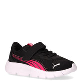 FlexFocus Modern sneaker in tessuto ed ecopelle bambina nero rosa | Boscaini Scarpe