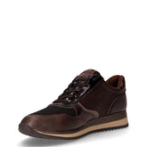 Sneaker in ecopelle mocca | Boscaini Scarpe