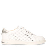 Jaysen sneaker in ecopelle bianco argento | Boscaini Scarpe
