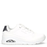 Uno Golden Air sneaker in ecopelle bianco argento | Boscaini Scarpe
