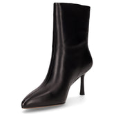 Tronchetto a punta in pelle nero | Boscaini Scarpe