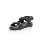 Sandalo outdoor nero grigio scuro | Boscaini Scarpe