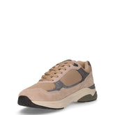 Sneaker in tessuto beige grigio | Boscaini Scarpe