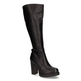 Stivale in ecopelle con tacco nero | Boscaini Scarpe