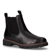 Stivaletto in ecopelle con zip nero | Boscaini Scarpe