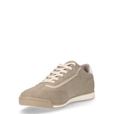 Sneaker in tessuto ed ecopelle beige | Boscaini Scarpe