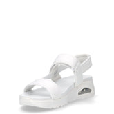 Uno Summer Stand 2 sandalo sportivo in ecopelle bianco | Boscaini Scarpe