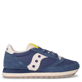 Jazz Original sneaker in tessuto e pelle blu tofu | Boscaini Scarpe