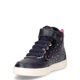 Skylin sneaker bambina in ecopelle con luci navy multicolor | Boscaini Scarpe